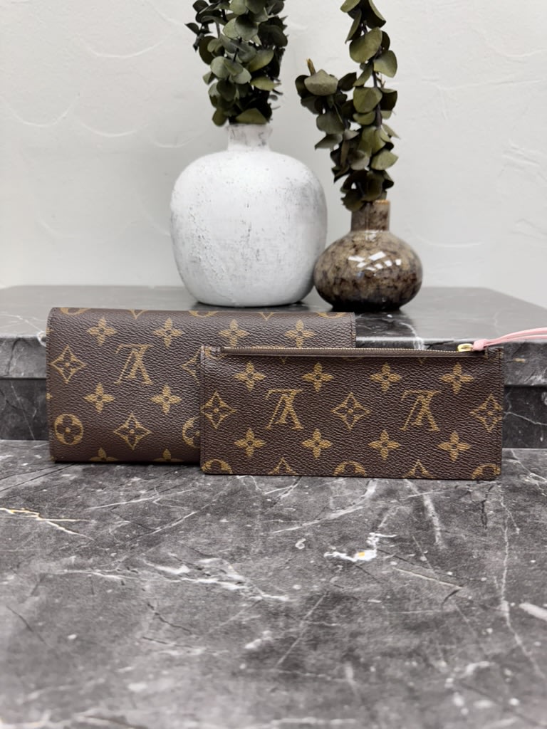 Louis Vuitton Monogram Pink Interior Josephine Wallet  
