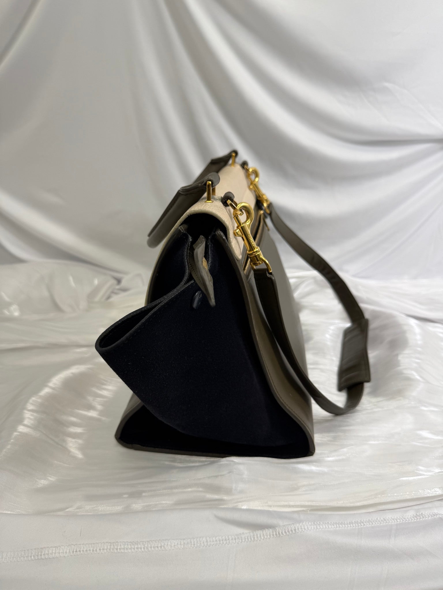 Celine Tri Color Trapeze 2Way Bag