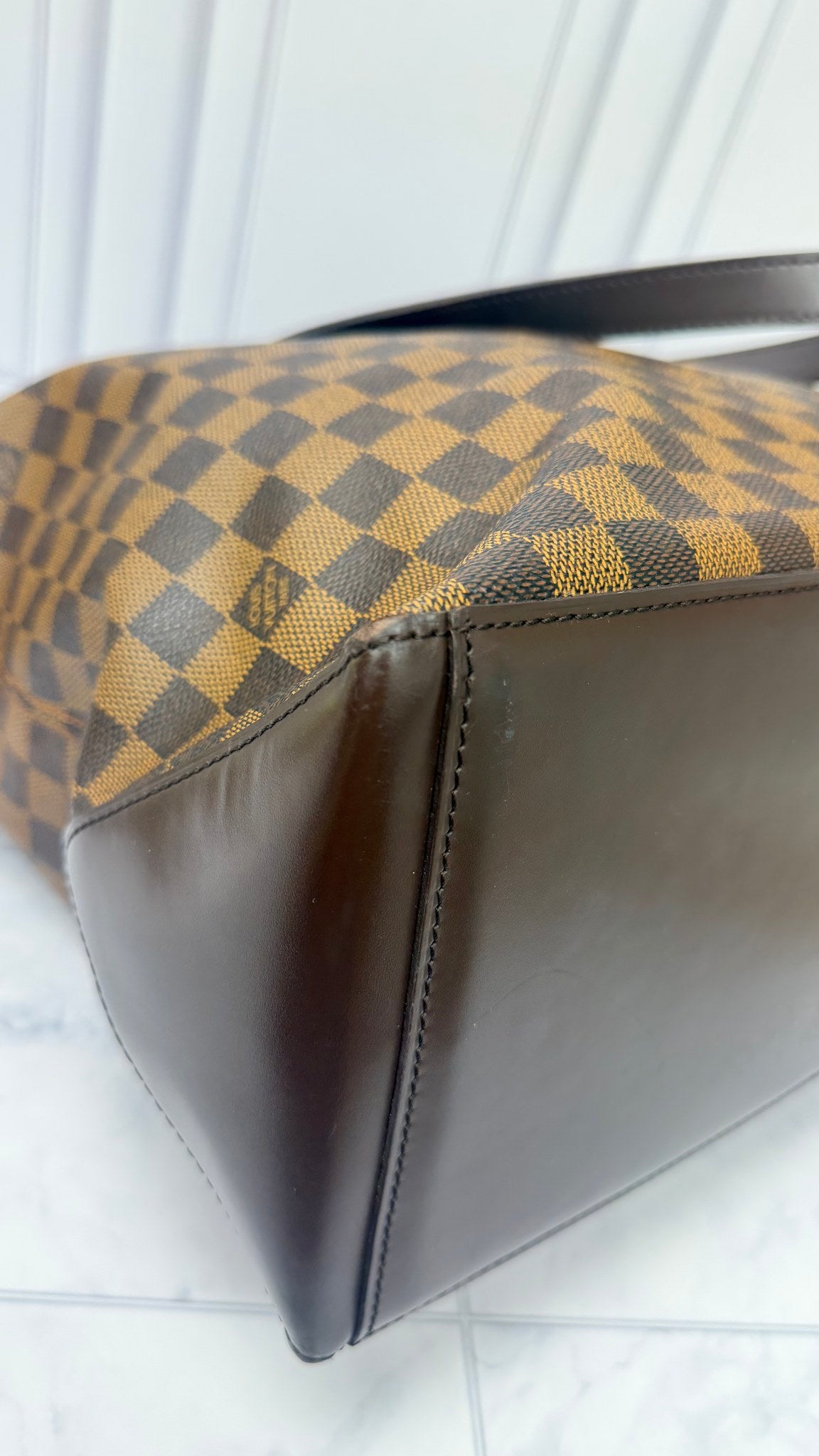 Louis Vuitton Damier Ebene Cabas Mezzo Tote Bag