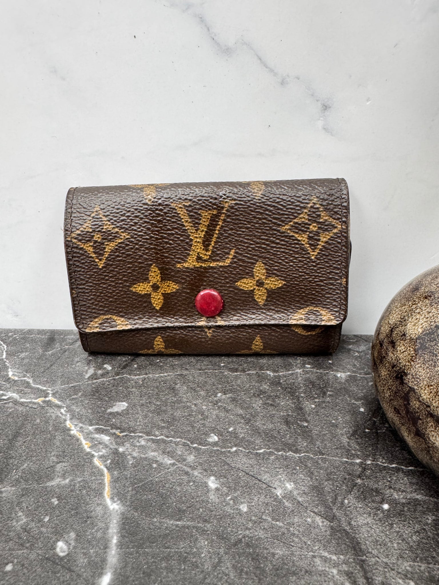 Louis Vuitton Monogram And Fuchsia 6 Key Holder