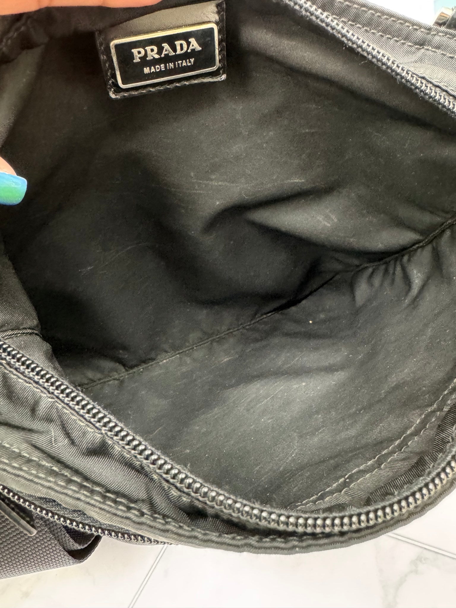 Prada Black Nylon Crossbody Bag