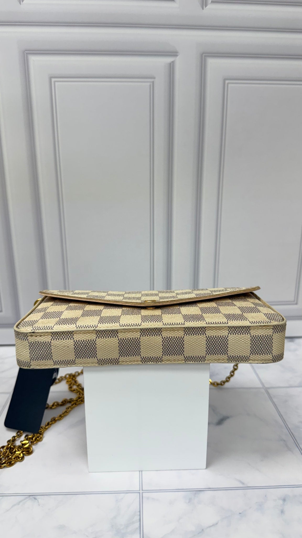 Louis Vuitton Damier Azur Pochette Felicie Crossbody Bag