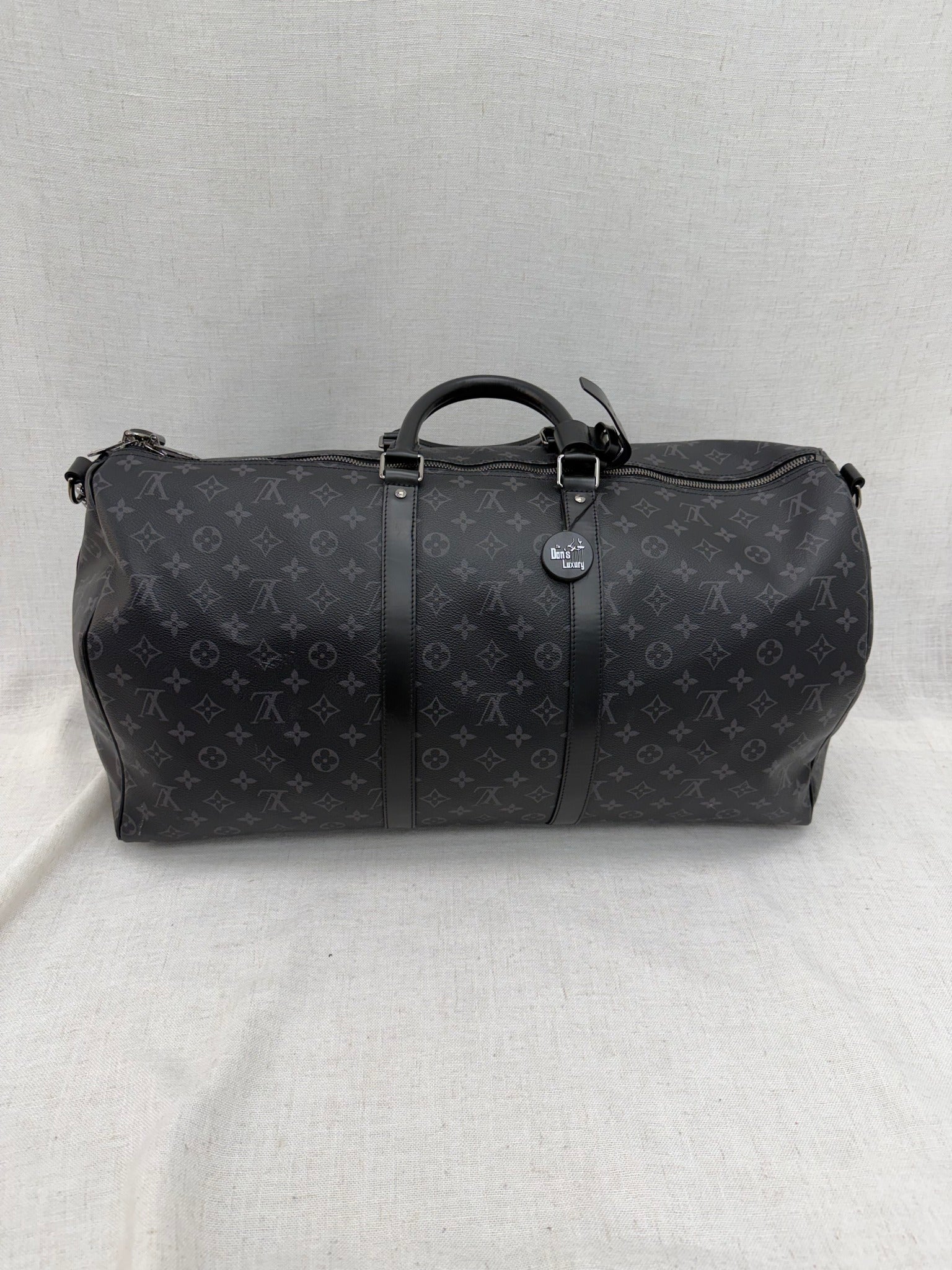 Louis Vuitton Monogram Eclipse  Keepall 55 Bandouliere