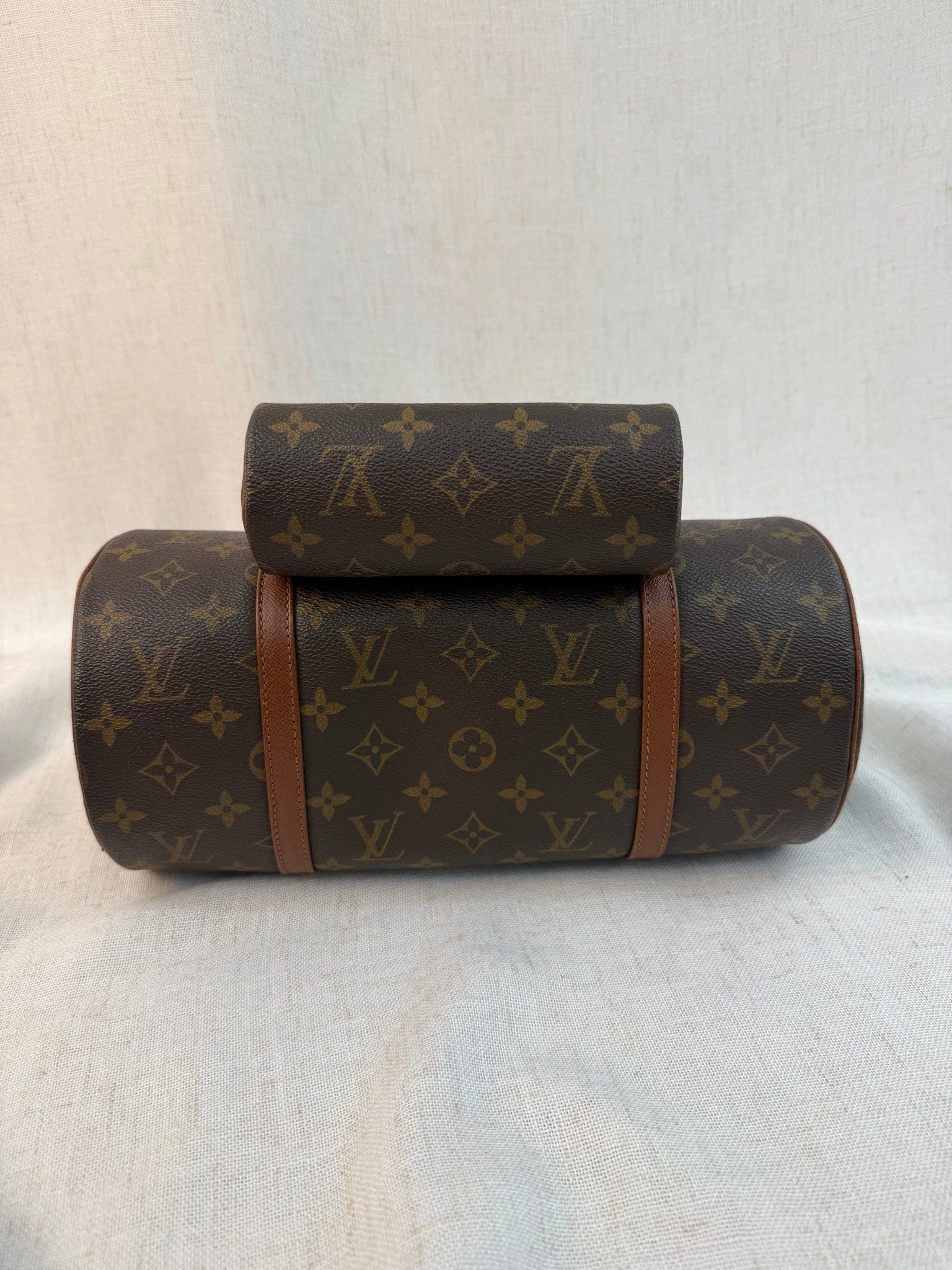 Louis Vuitton Monogram Papillon 30 Bag With Mini Papillon