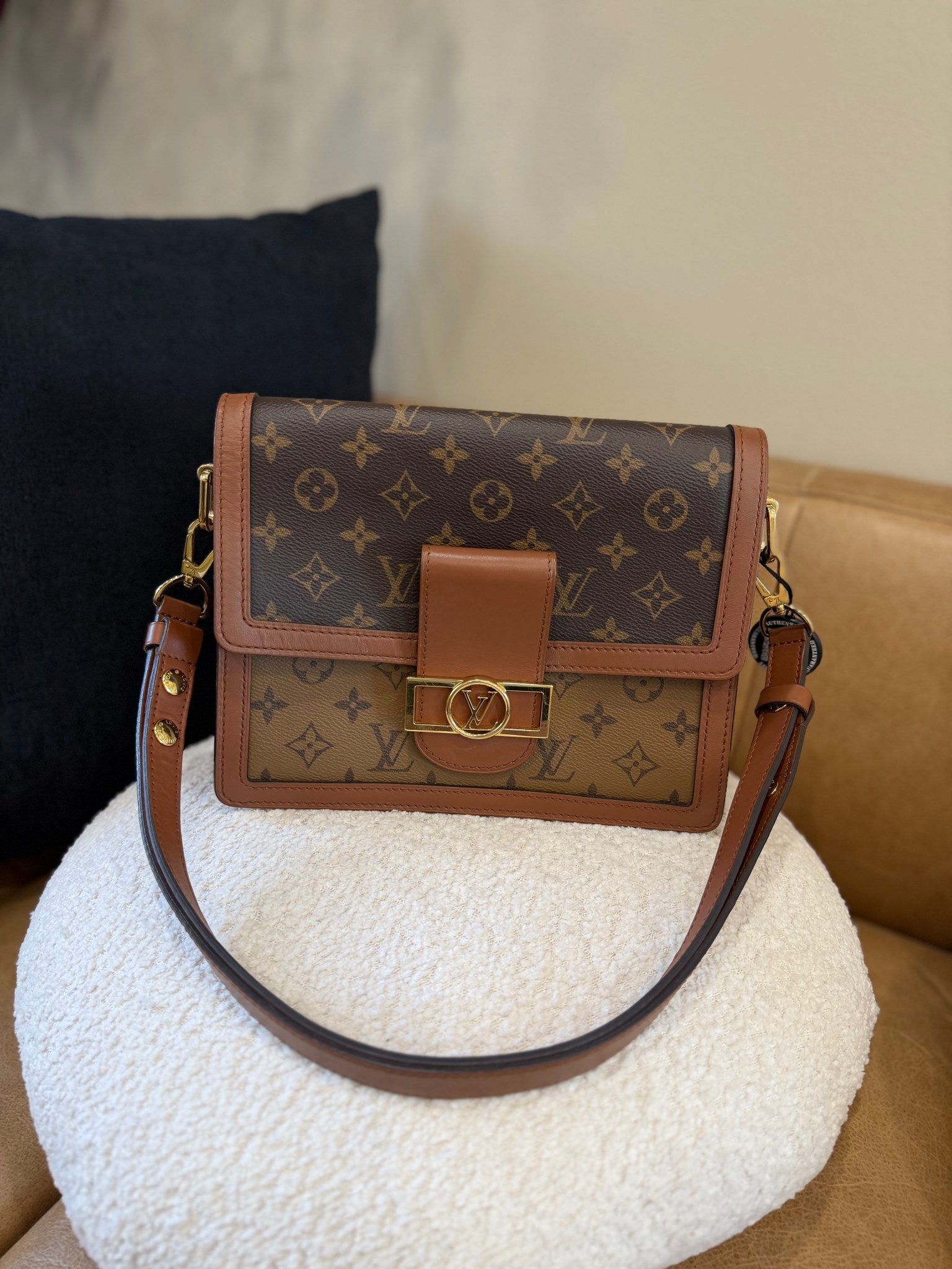 Louis Vuitton Reverse Monogram Dauphine MM Bag