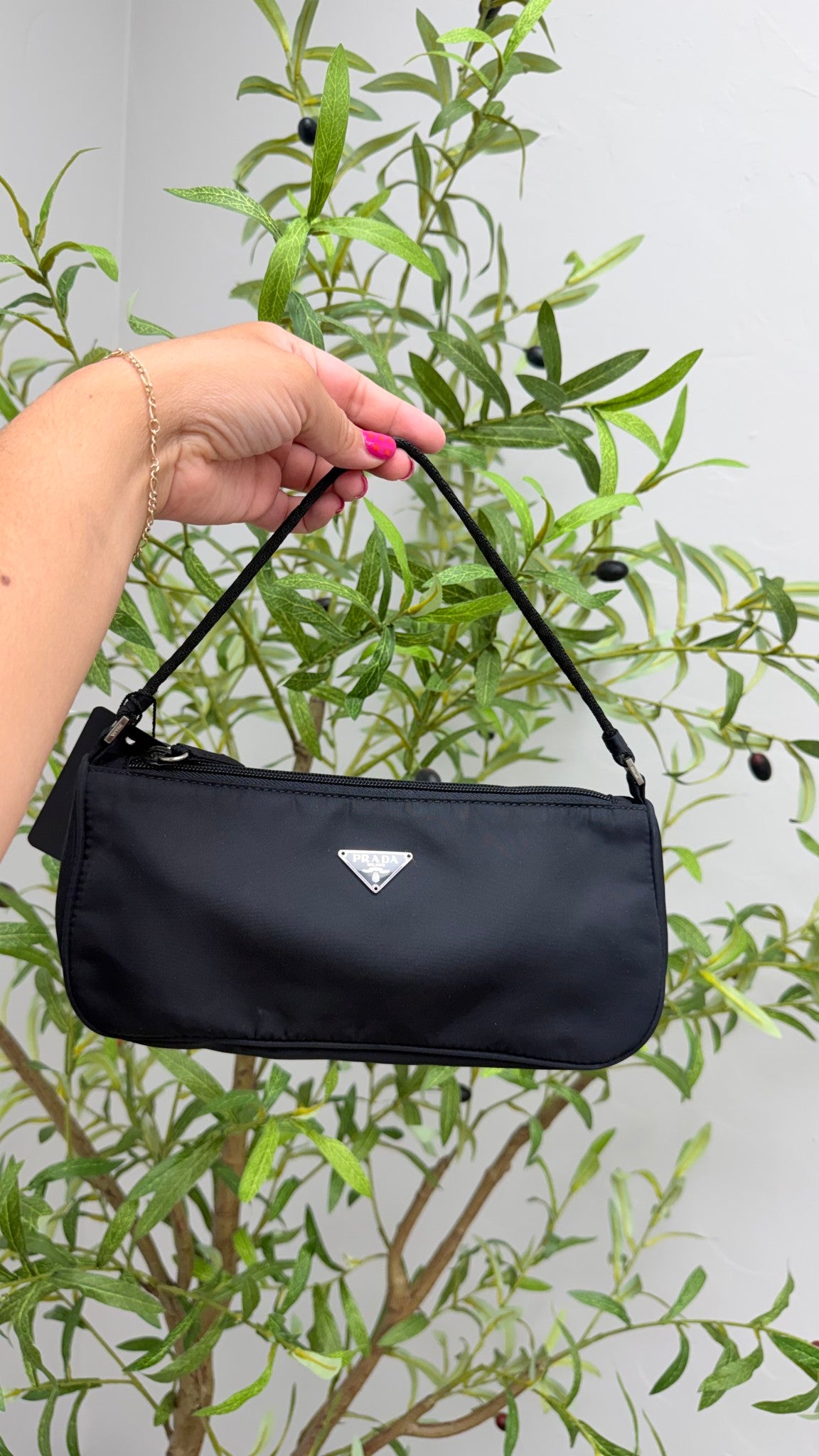 Prada Black Nylon Small Shoulder bag