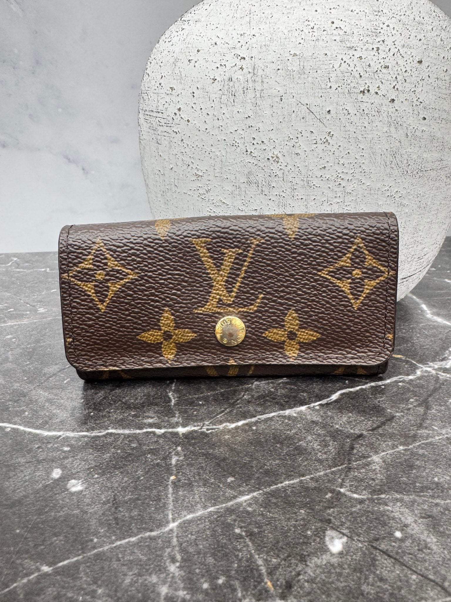 Louis Vuitton Monogram 4 Ring Key Case