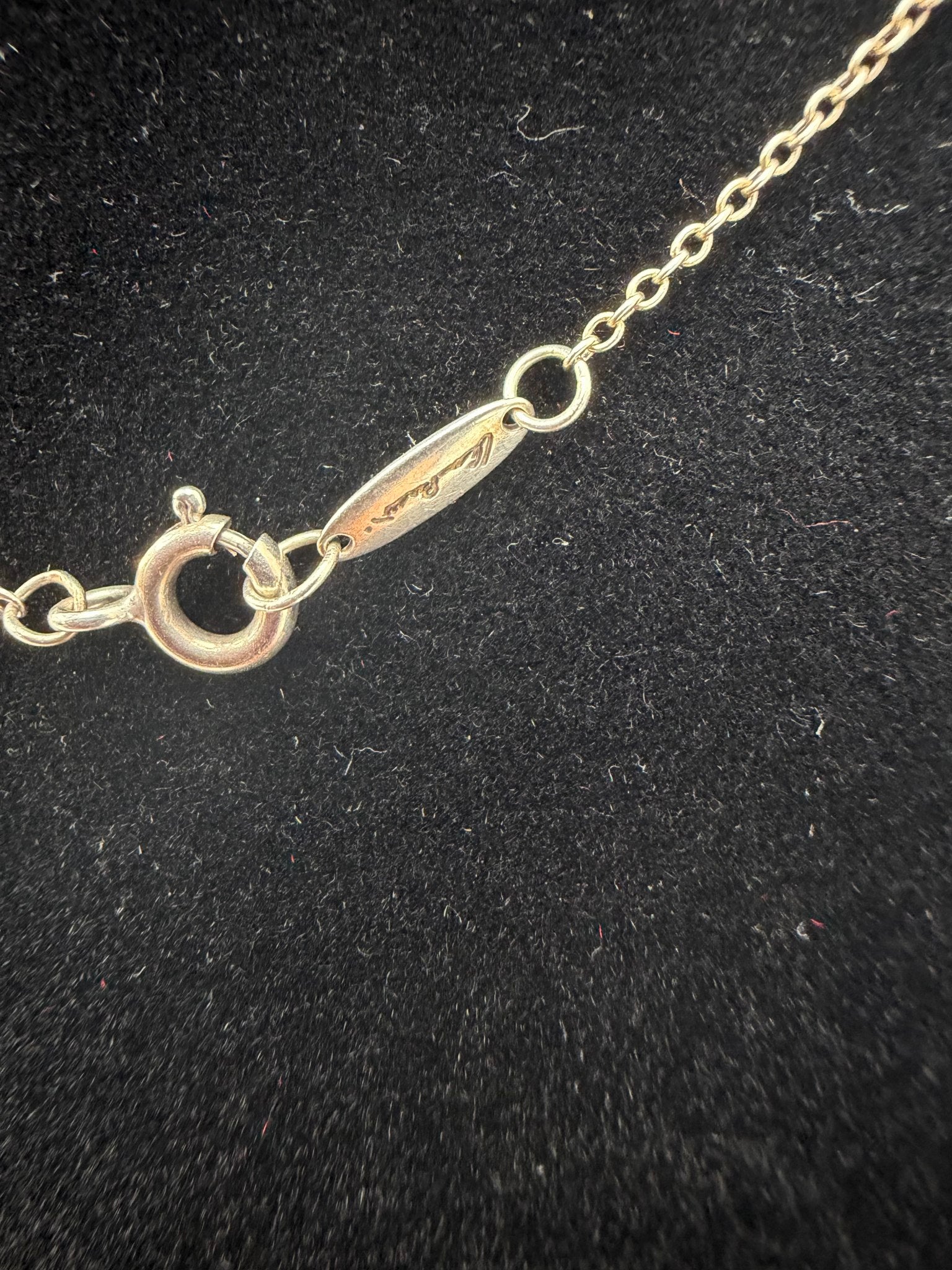 Tiffany & Co. Sterling Silver Elsa Peretti Teardrop Necklace Pendant