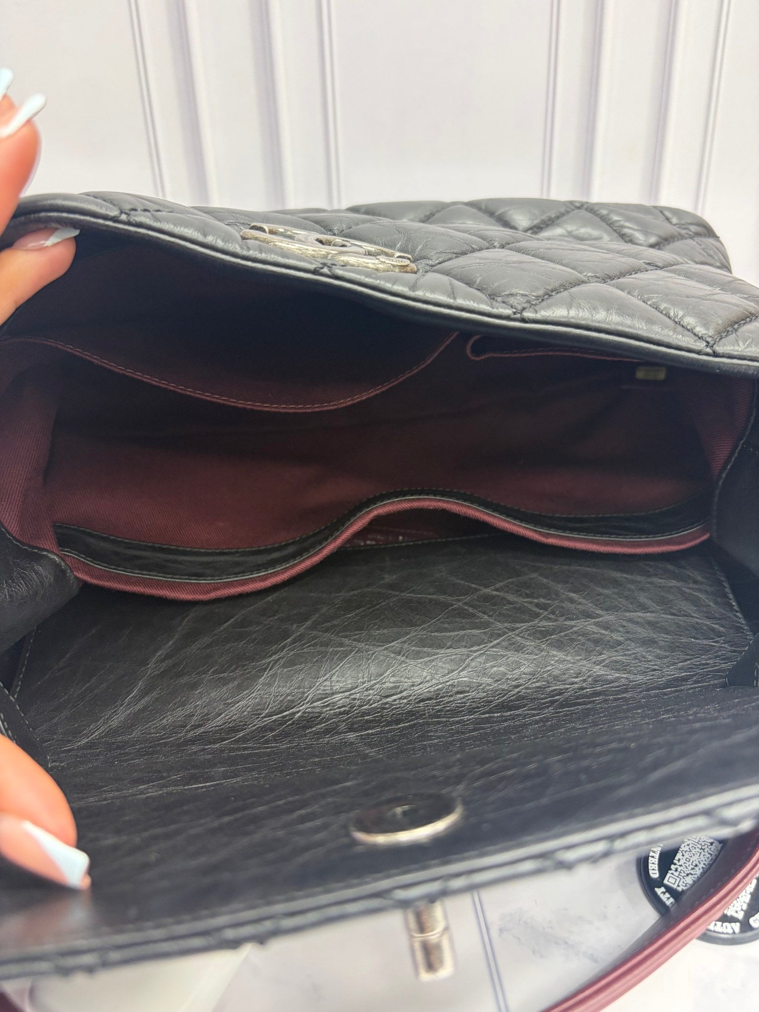 Chanel Black Quilted Calfskin Handbag