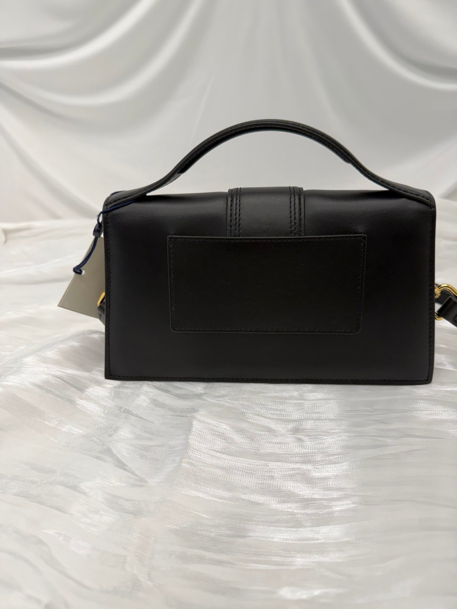 BRAND NEW- Jacquemus Black Leather Le Grand Bambino 2way Bag