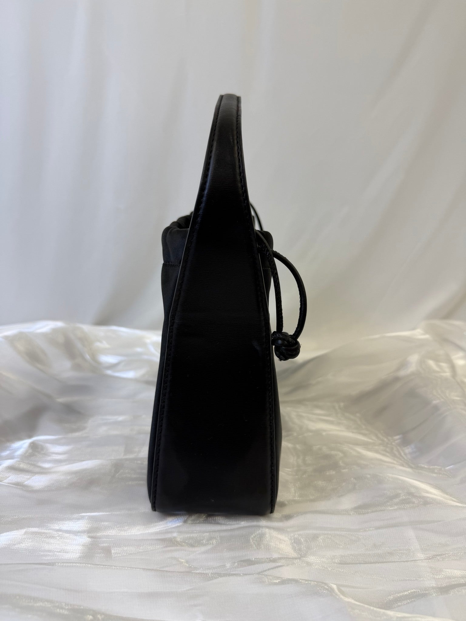 Alexander Wang Black Satin Shoulder Bag 
