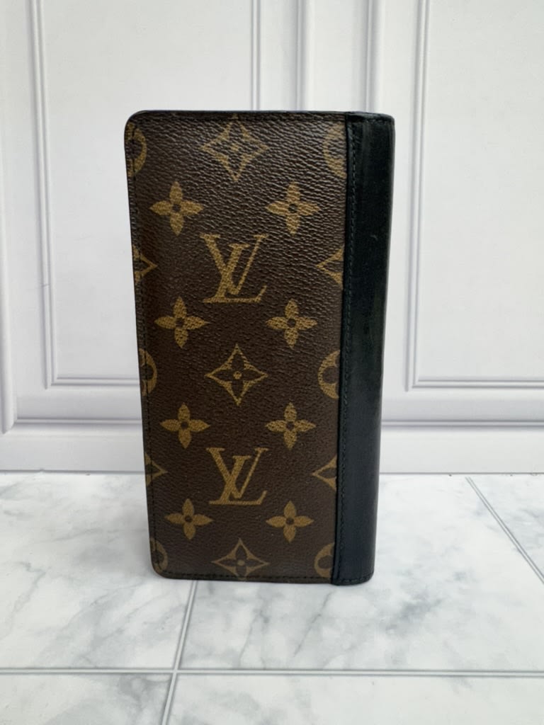 Louis Vuitton Monogram Macassar Tanon Long Wallet