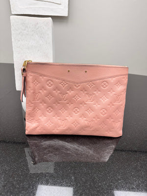 Louis Vuitton Pink Monogram Empreinte Daily Pouch