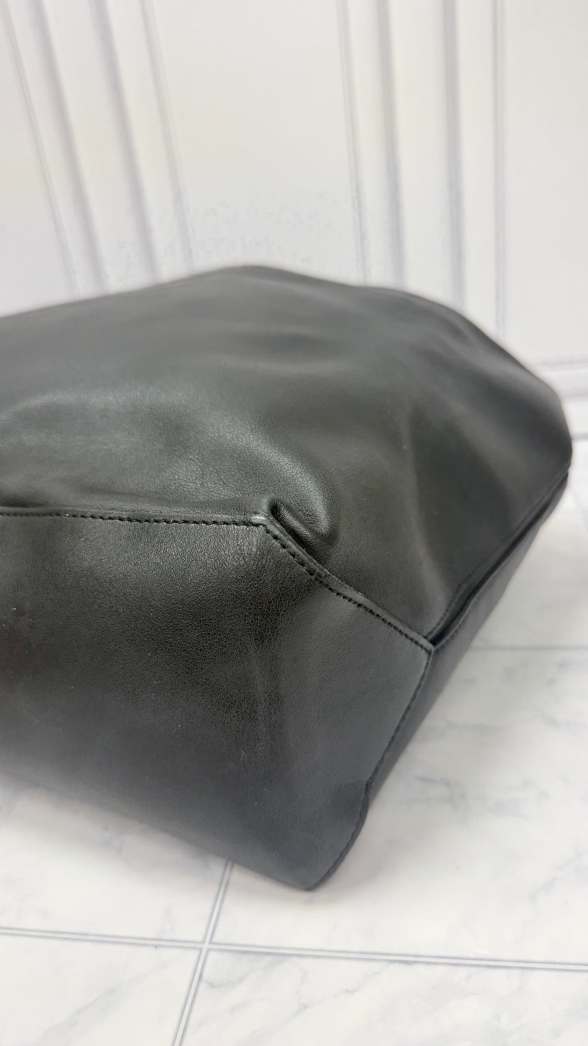 Chanel Black Leather Rue de Cambon Tote Bag 