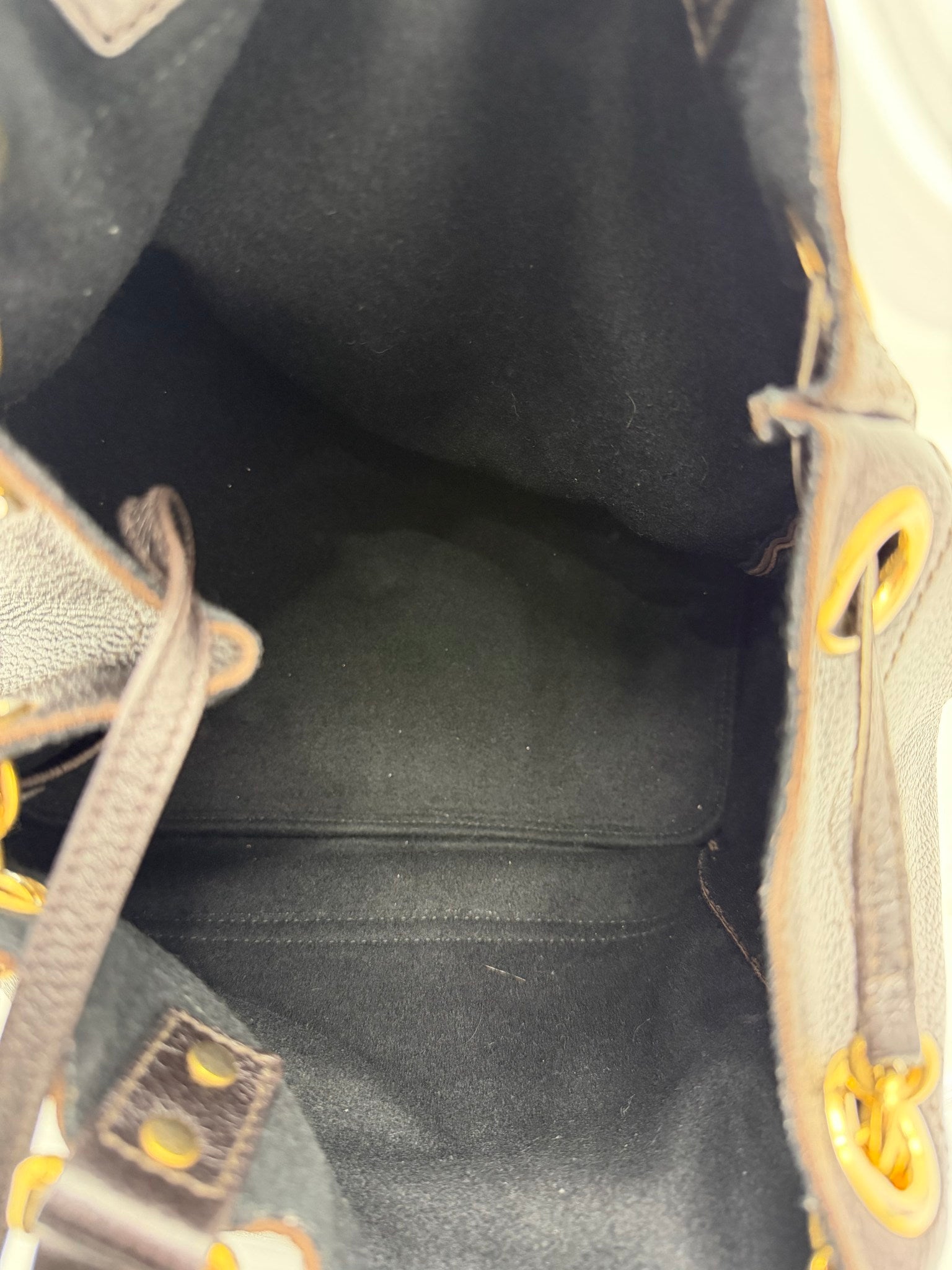 Saint Laurent YSL Brown Leather Hobo Bag