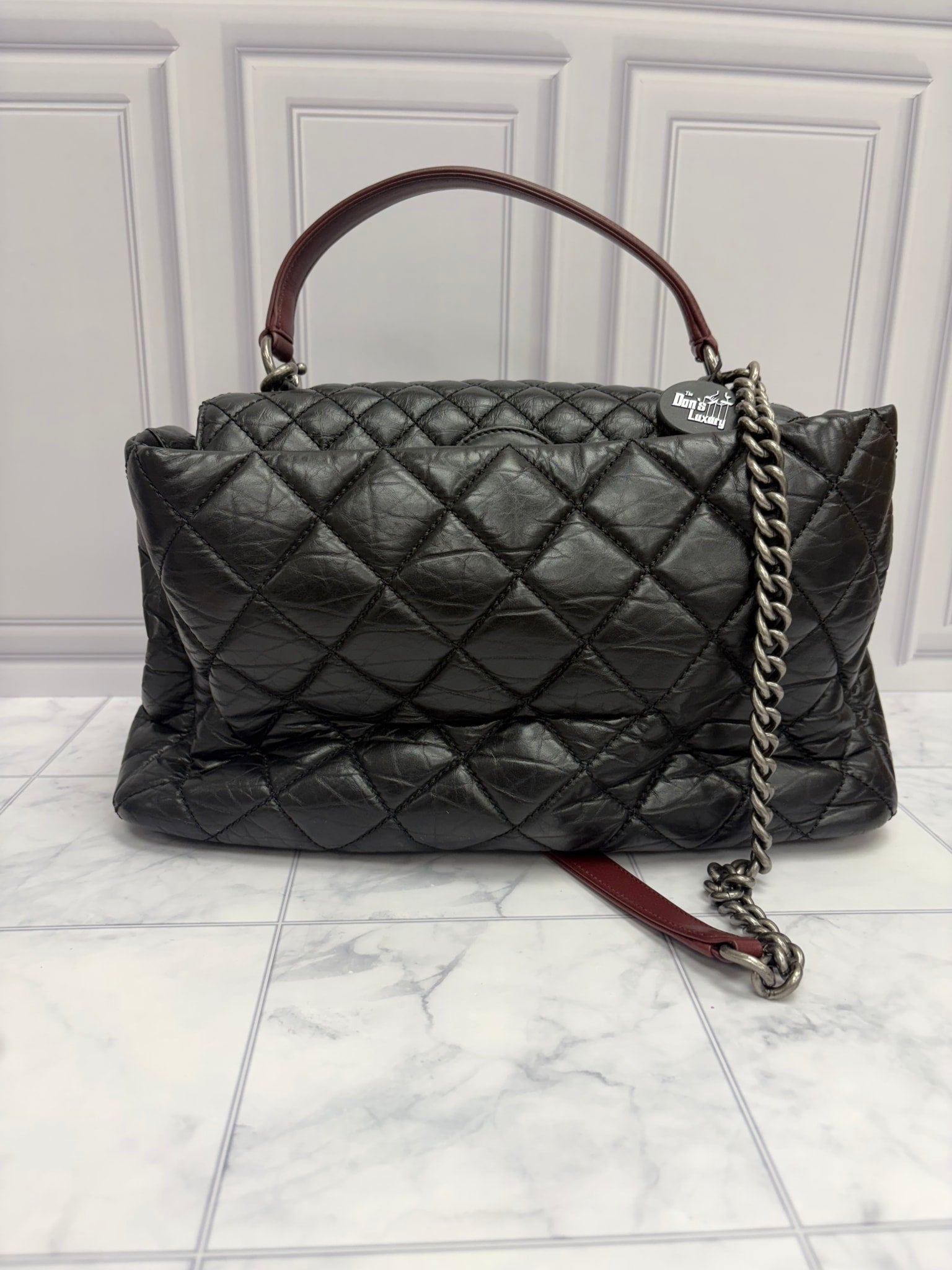 Chanel Black Quilted Calfskin Handbag