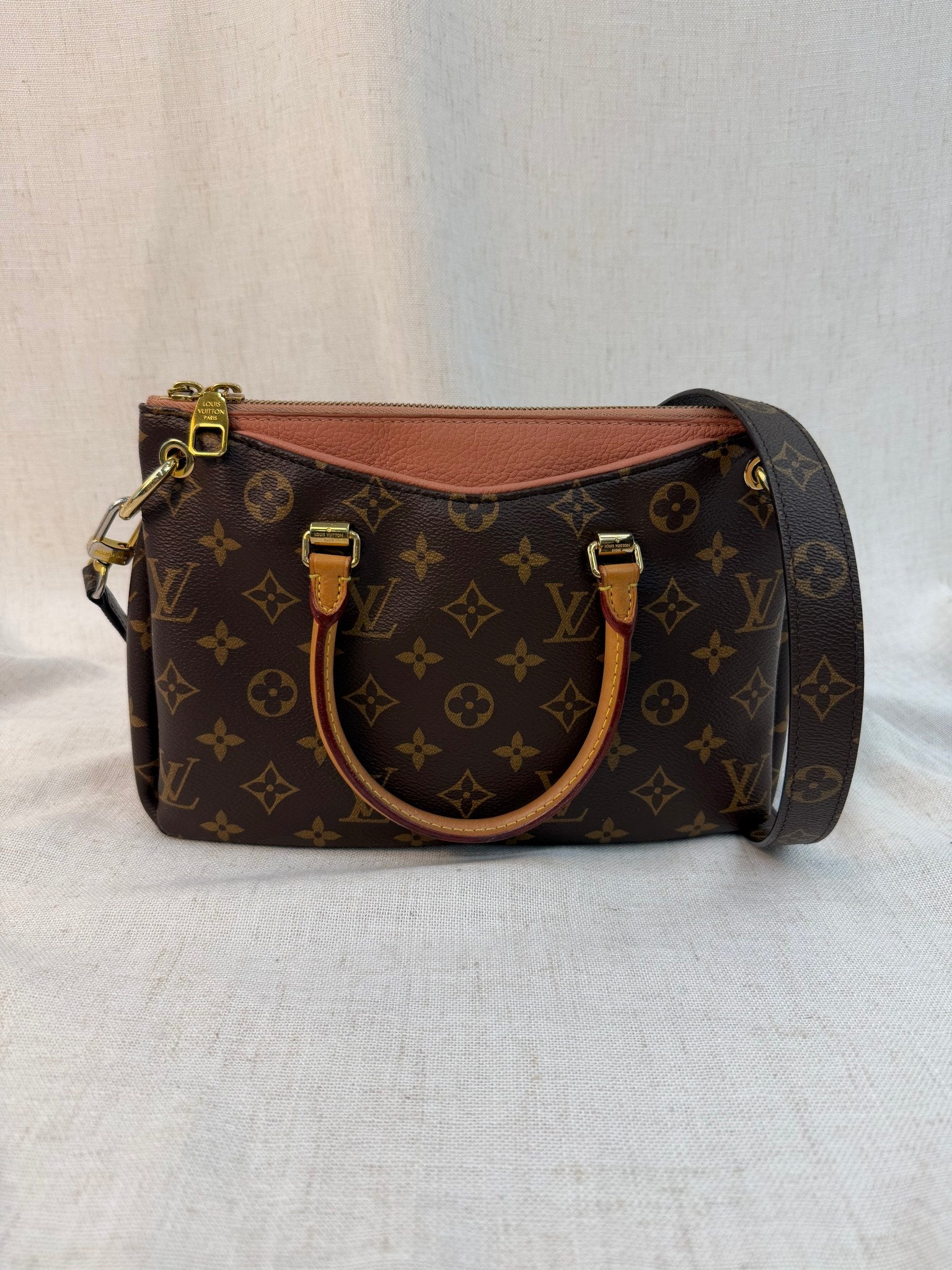 Louis Vuitton Monogram And Rose Pallas BB Bag