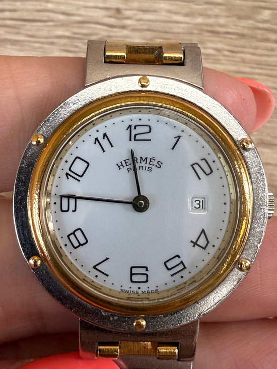 Hermes Two Toned Watch