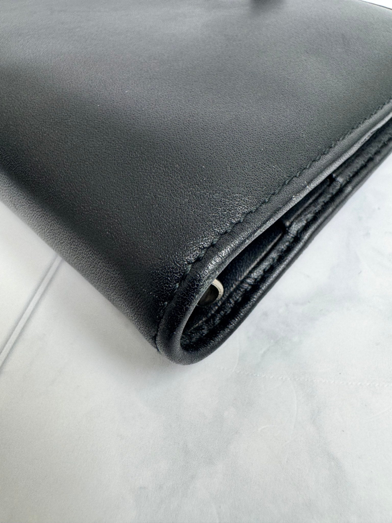 Gucci Black Leather Agenda 