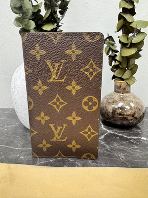LIKE NEW - Louis Vuitton Monogram Check Book Cover