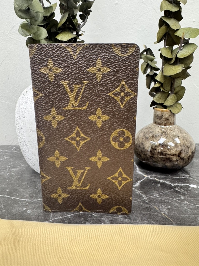 LIKE NEW - Louis Vuitton Monogram Check Book Cover