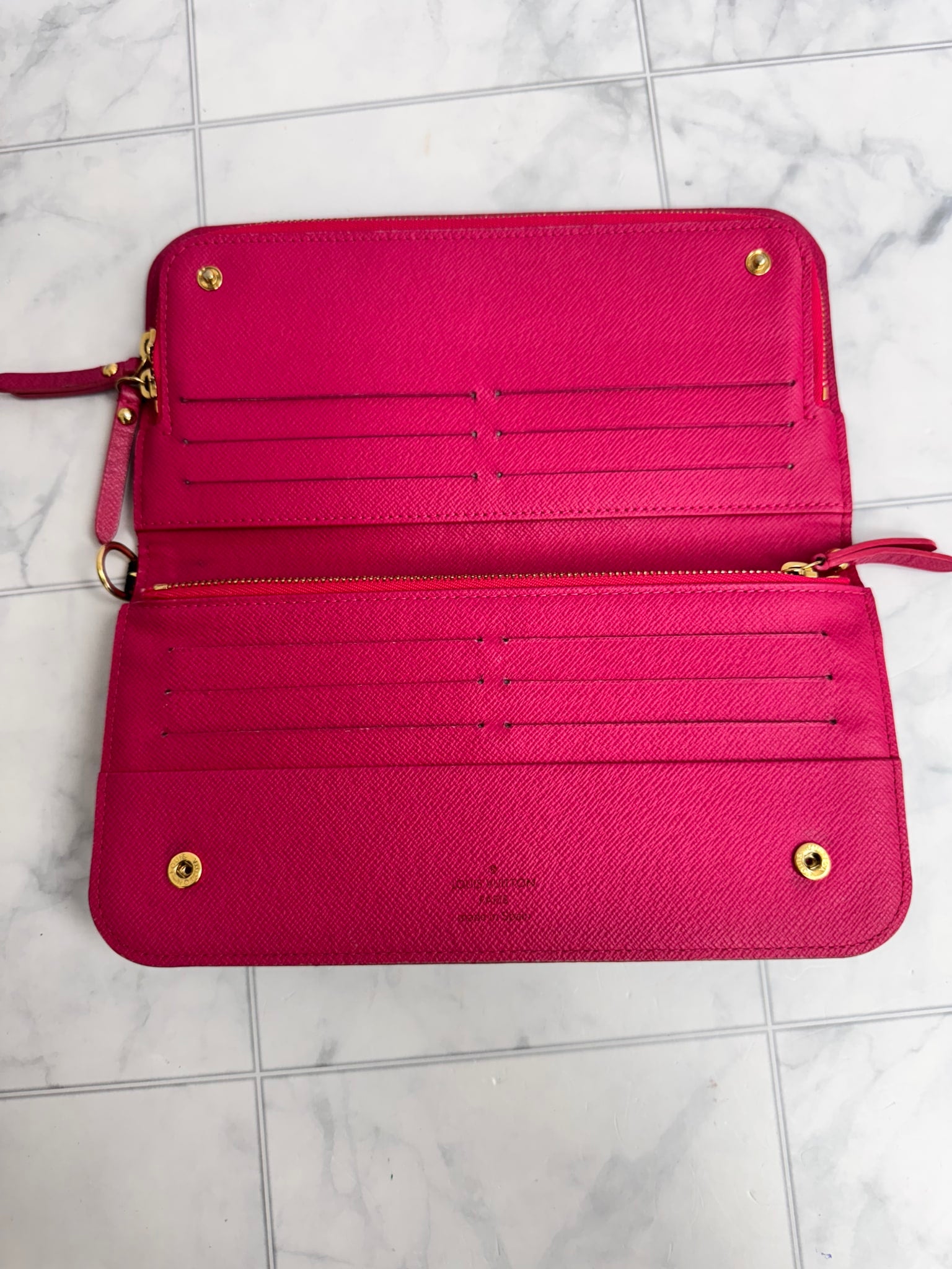 Louis Vuitton Black Multicolor Insolite Long Wallet