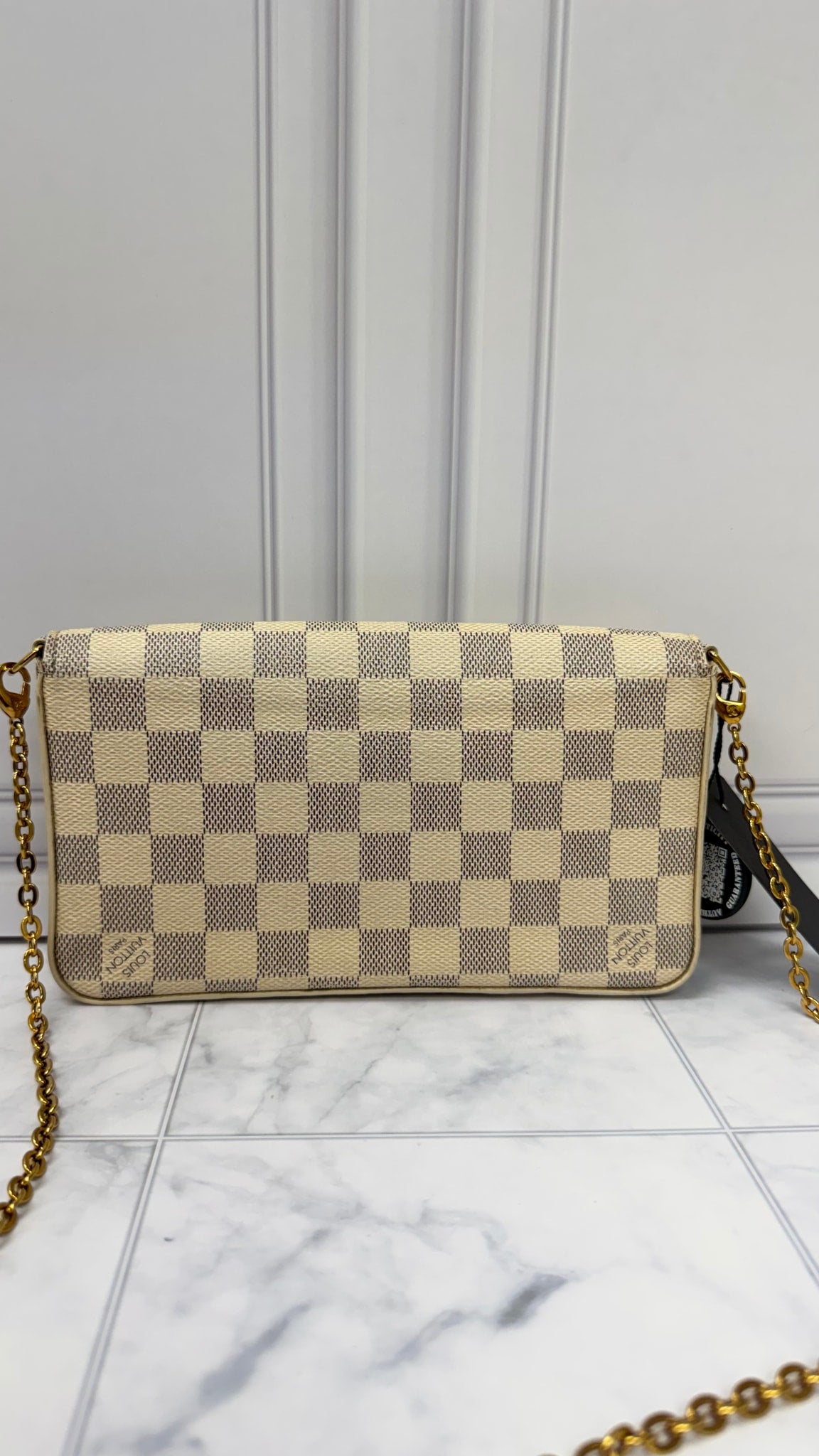 Louis Vuitton Damier Azur Pochette Felicie Crossbody Bag