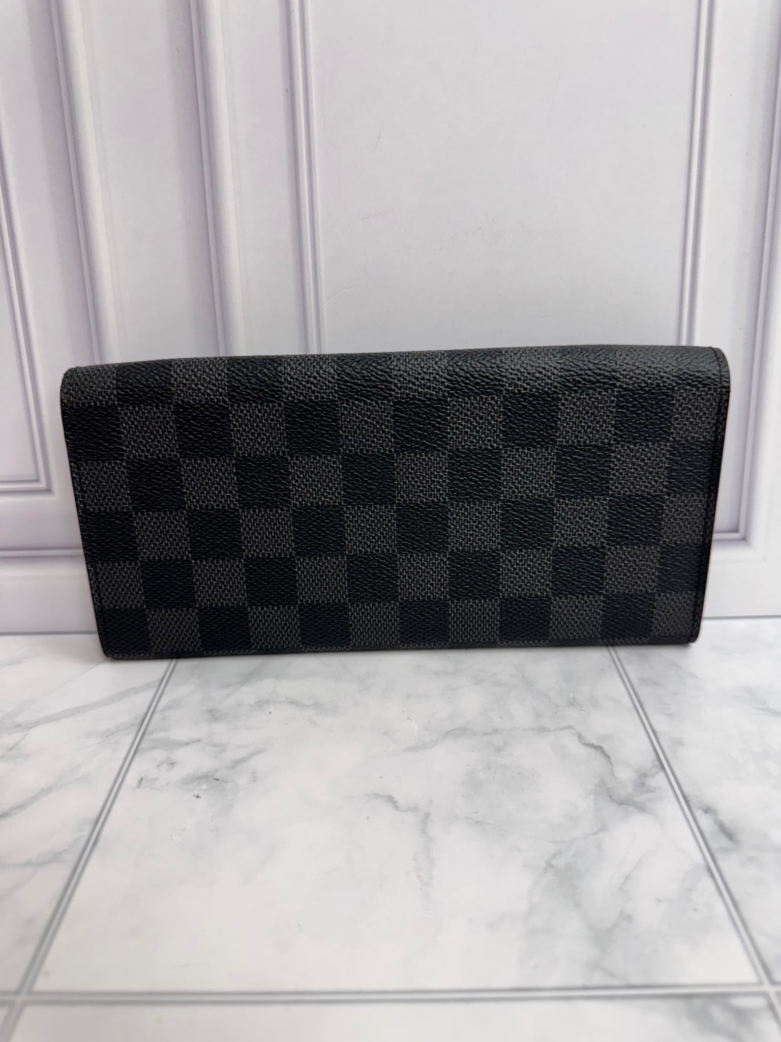LIKE NEW - Louis Vuitton Damier Graphite Modulable Long Wallet With Inserts