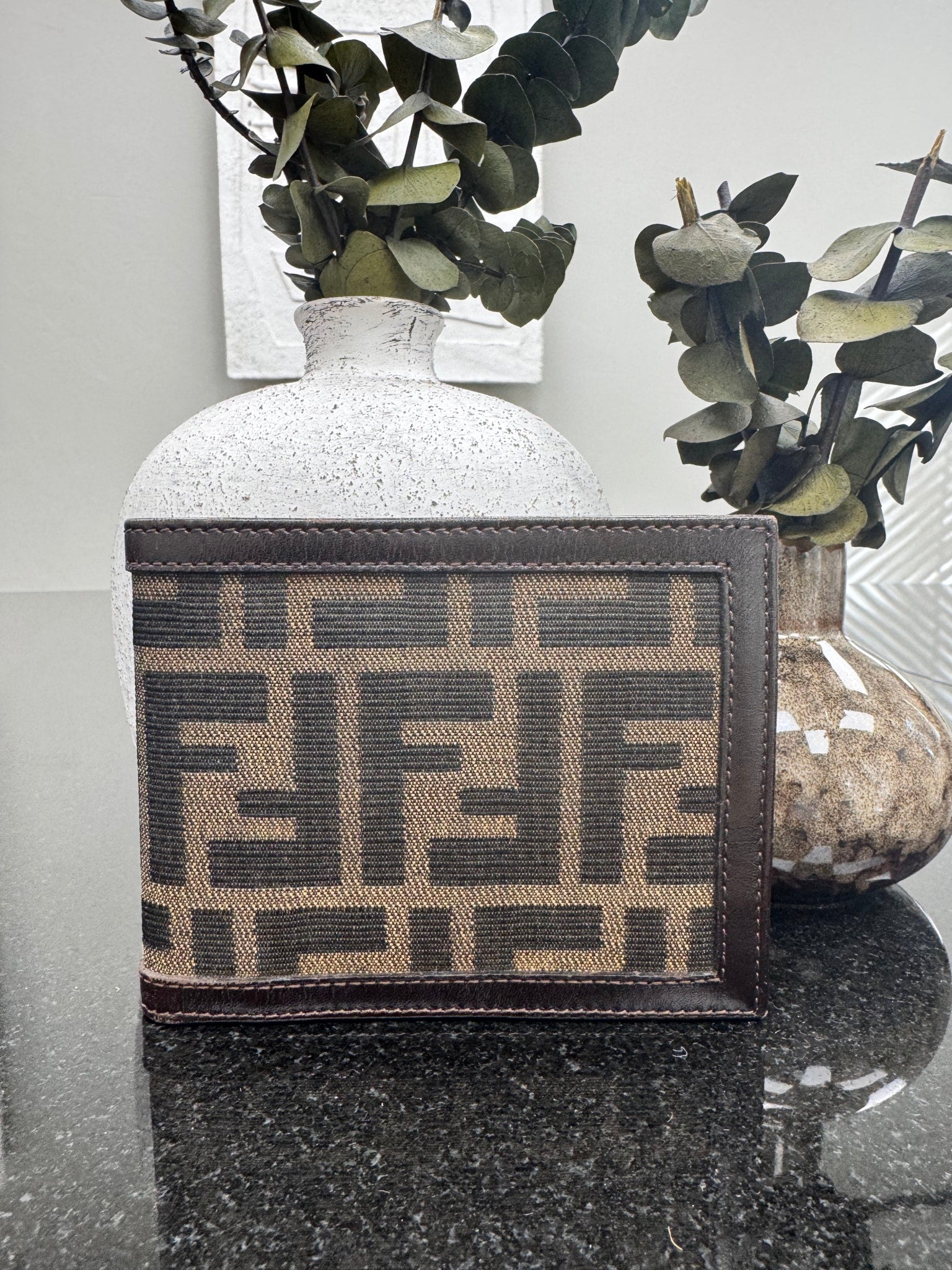 Fendi Brown Zucca Canvas Bifold Wallet
