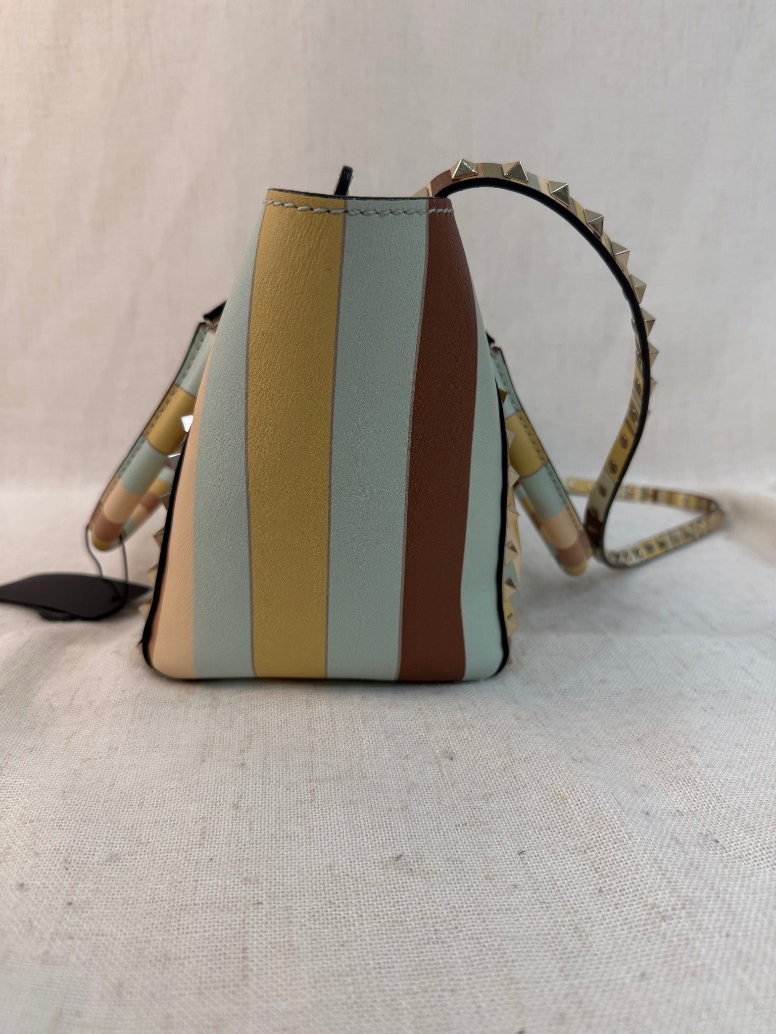 Valentino Multicolor Leather Native 1975 Rockstud Bag