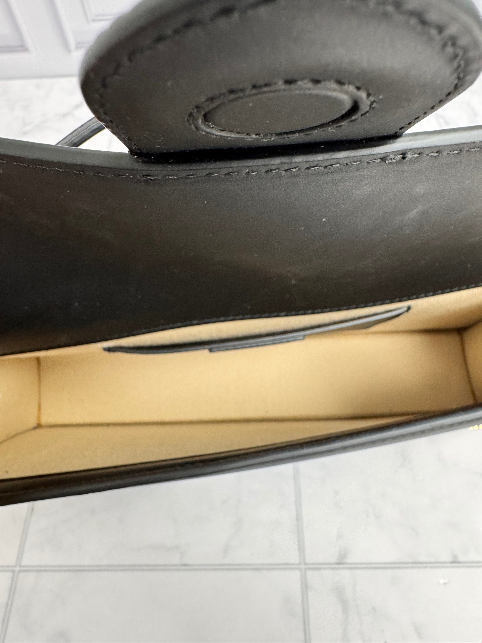 LIKE NEW - Jacquemus Black Leather Le Bambino Long Shoulder Bag