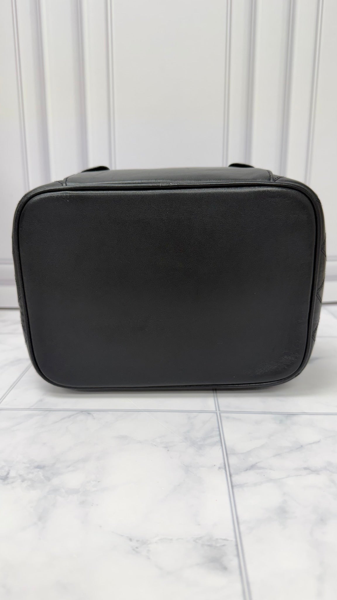 Chanel Black Lambskin Vanity Case 