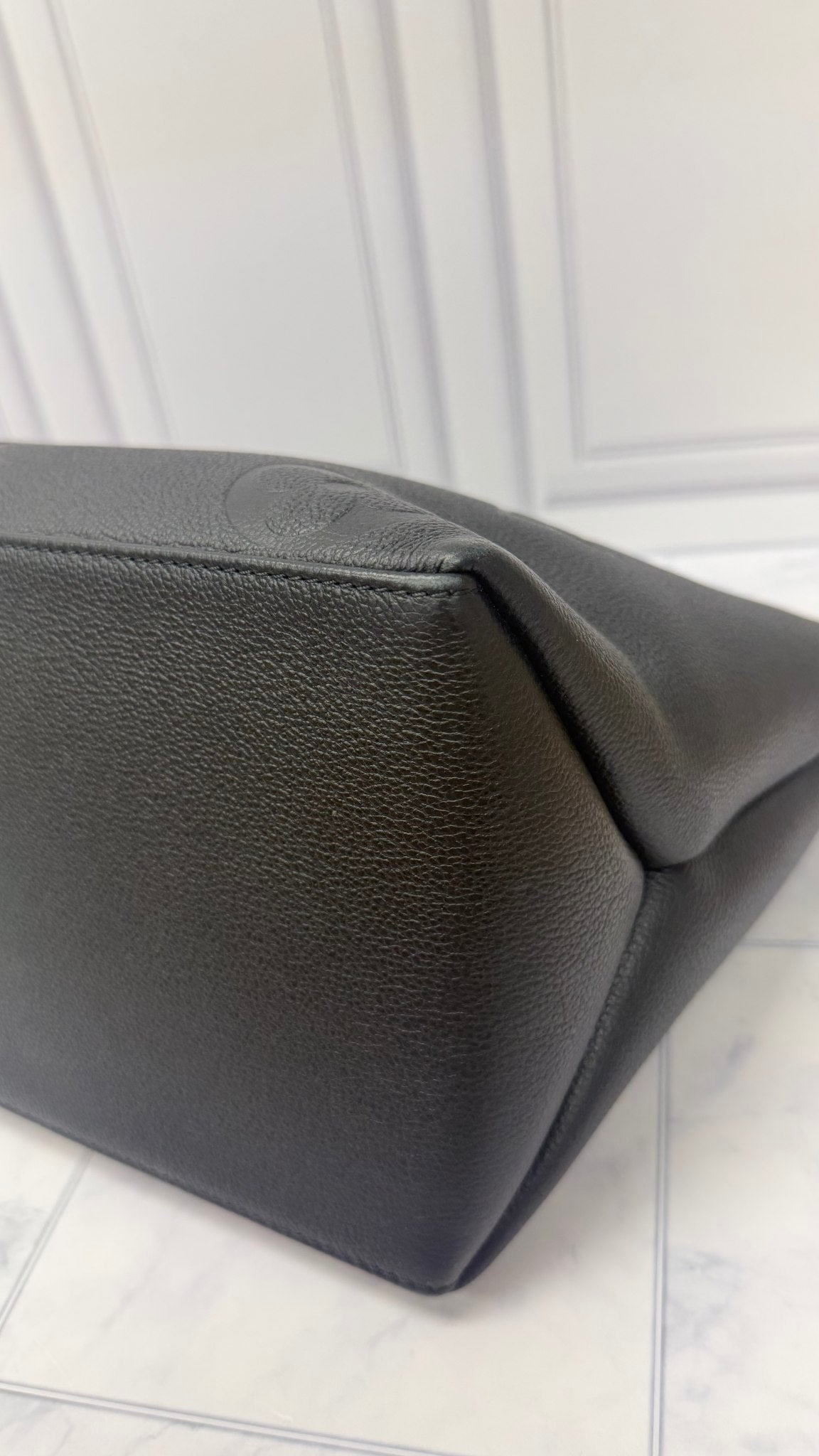 Louis Vuitton Black Monogram Empreinte Leather Grand Palais 2Way Bag 