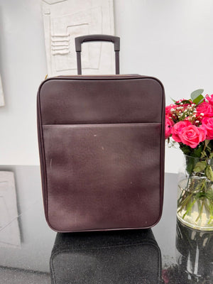 Louis Vuitton Deep Burgundy Taiga Pegase Rolling Suitcase 45