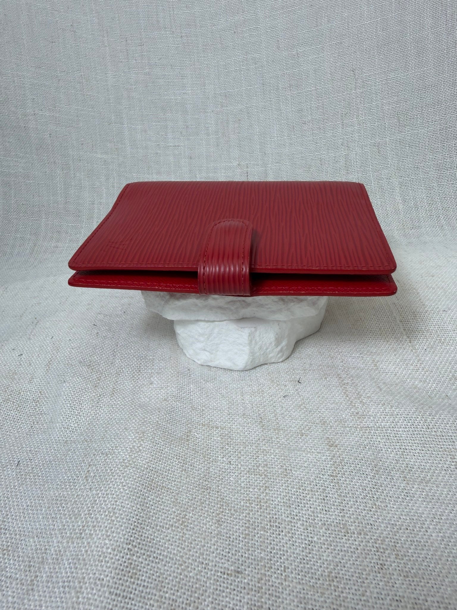 Louis Vuitton Red Epi Leather Passport Agenda PM 