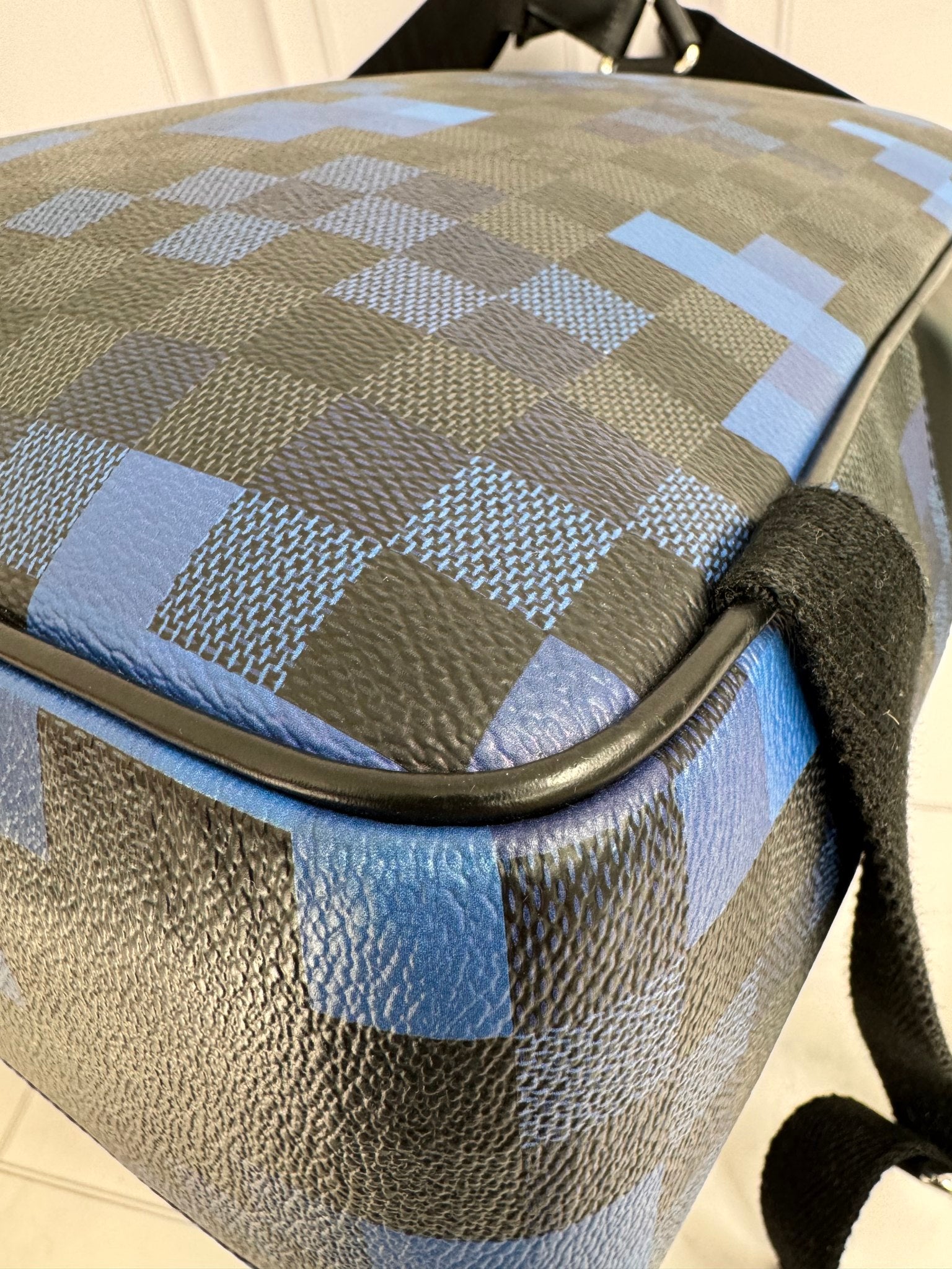 Louis Vuitton Damier Graphite Blue Pixel Josh Backpack