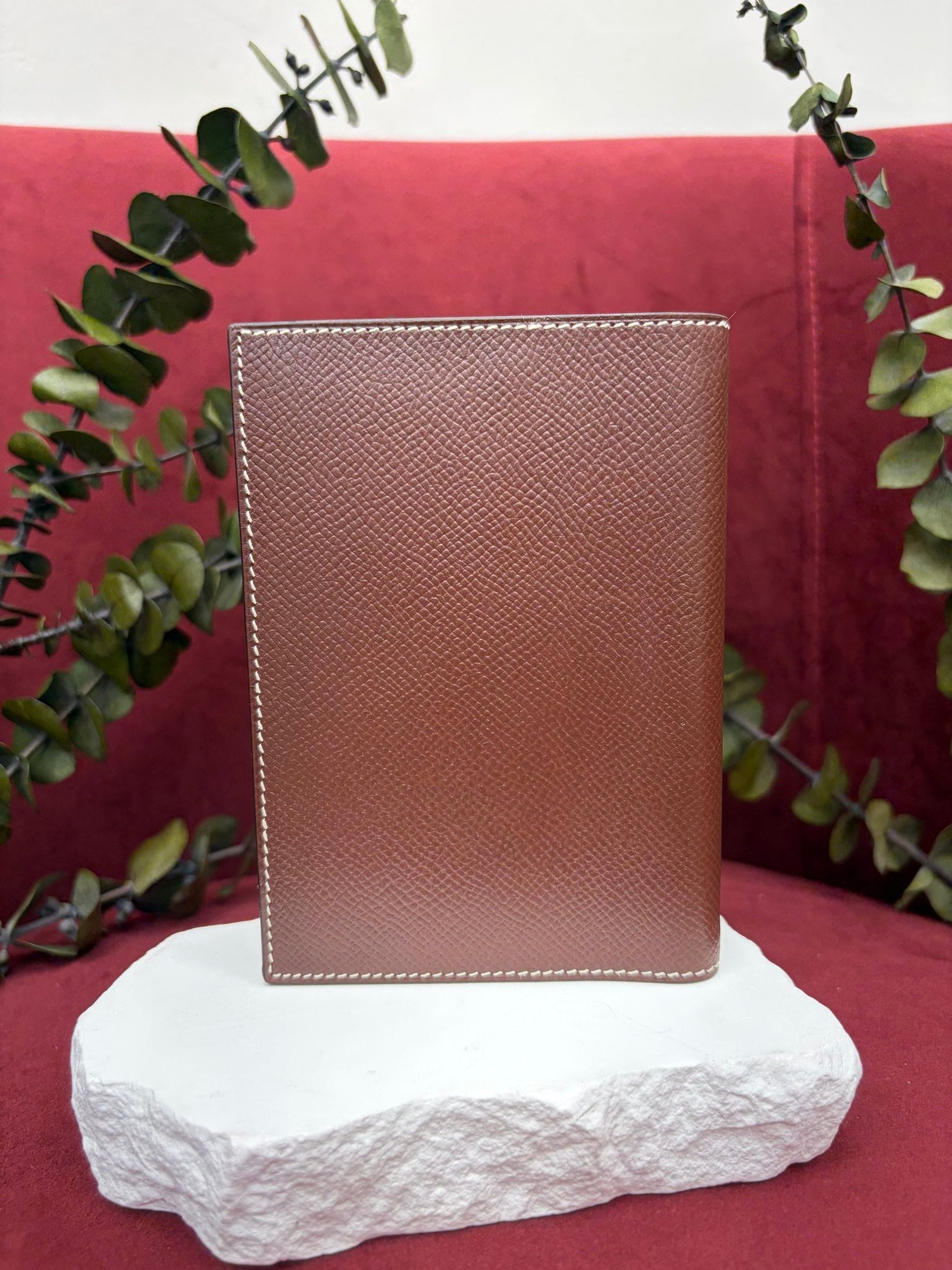 Hermes Brown Epsom Leather Agenda Cover