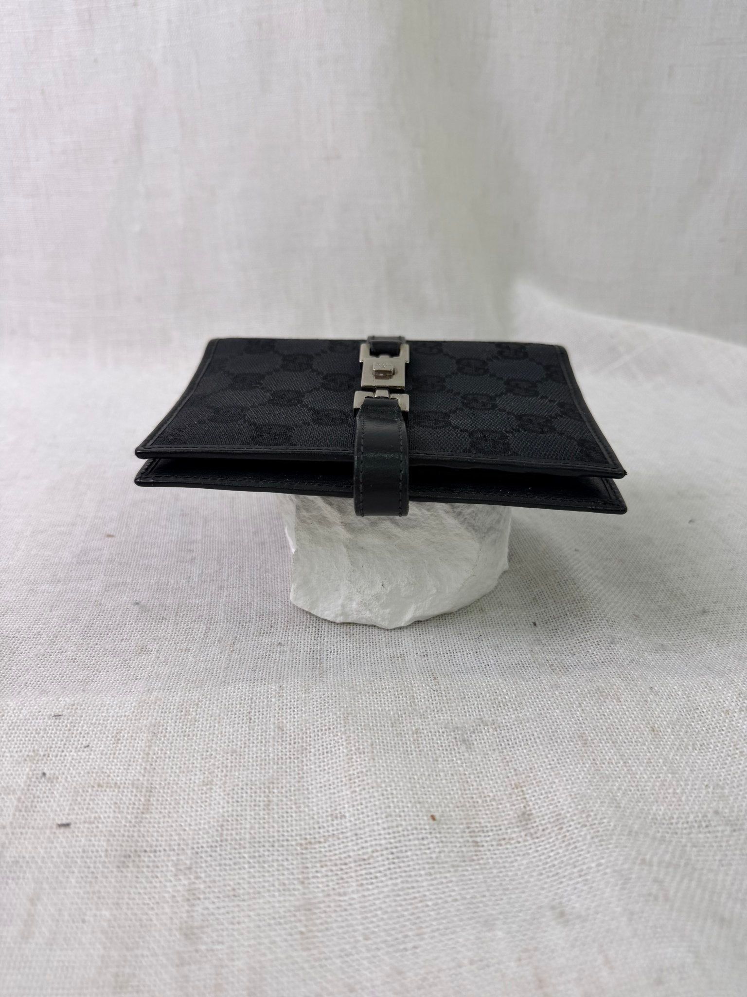 Gucci Black Canvas Jackie Agenda