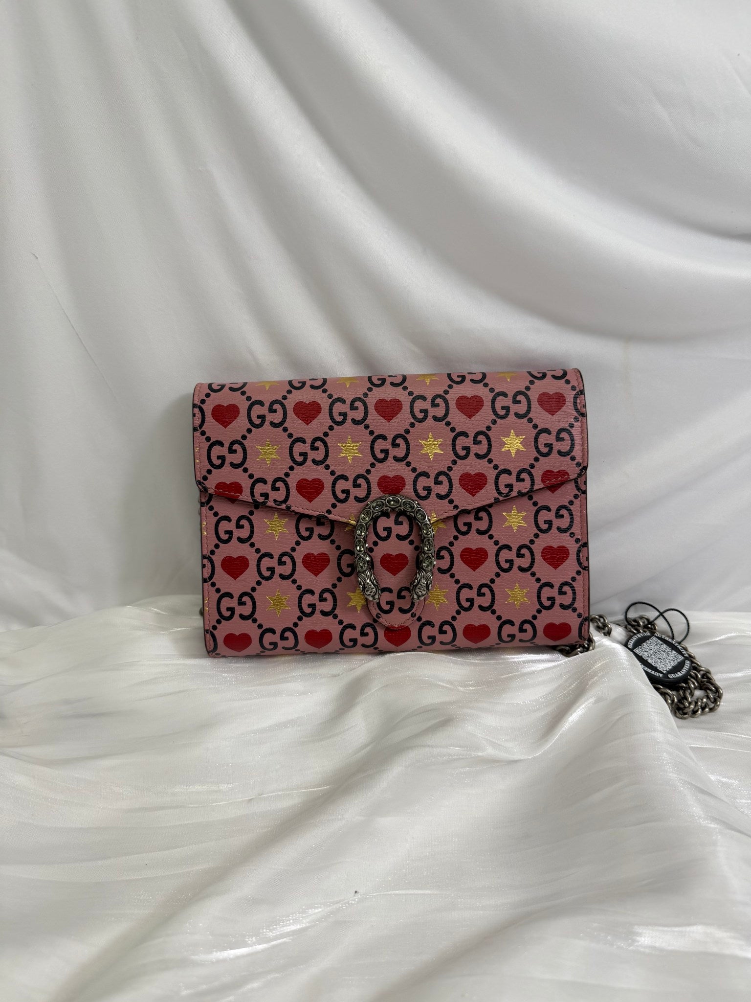 Gucci GG Valentines Day Limited Edition Dionysus Wallet On Chain  