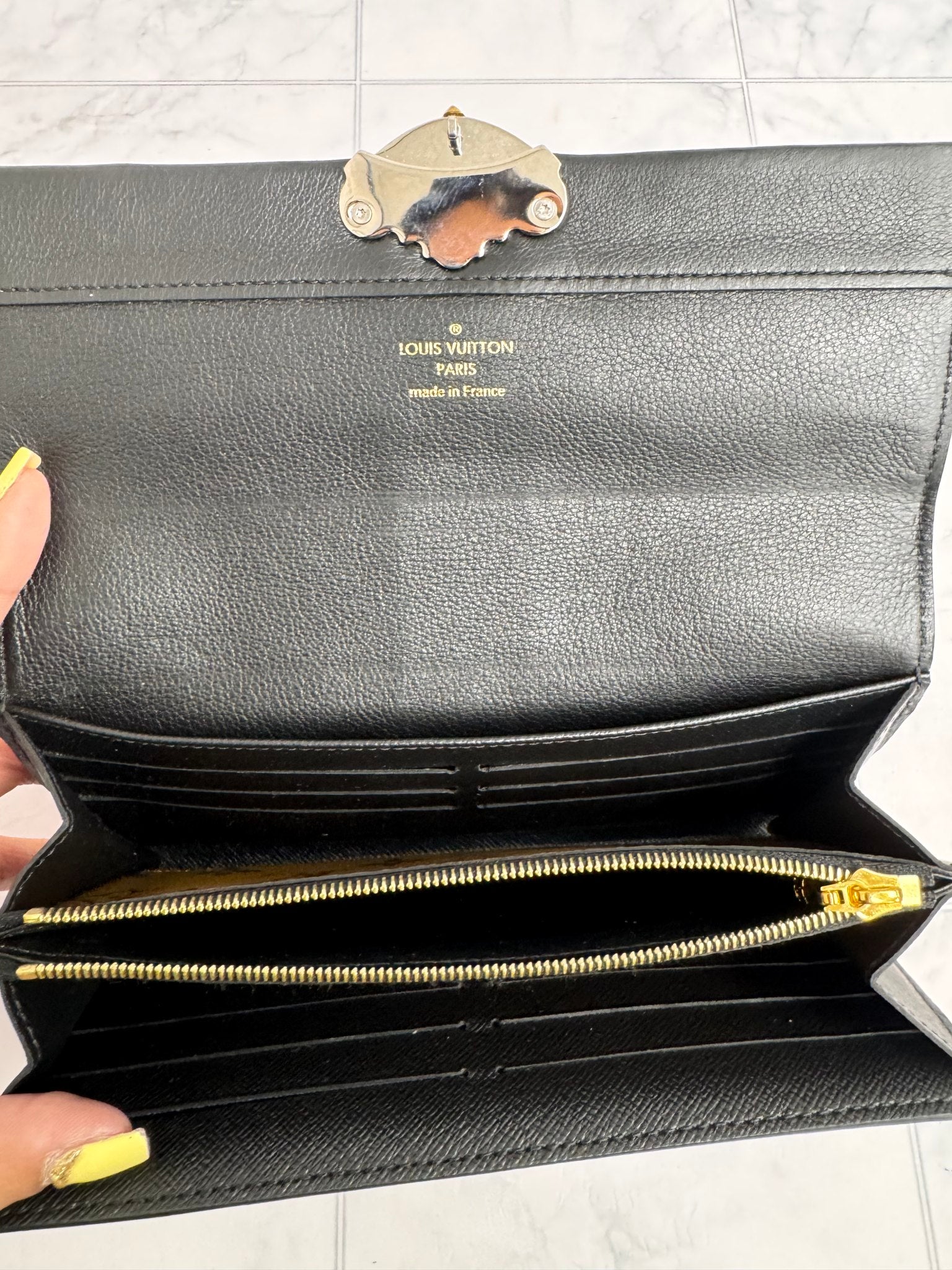 Louis Vuitton Reverse Monogram Column Clutch
