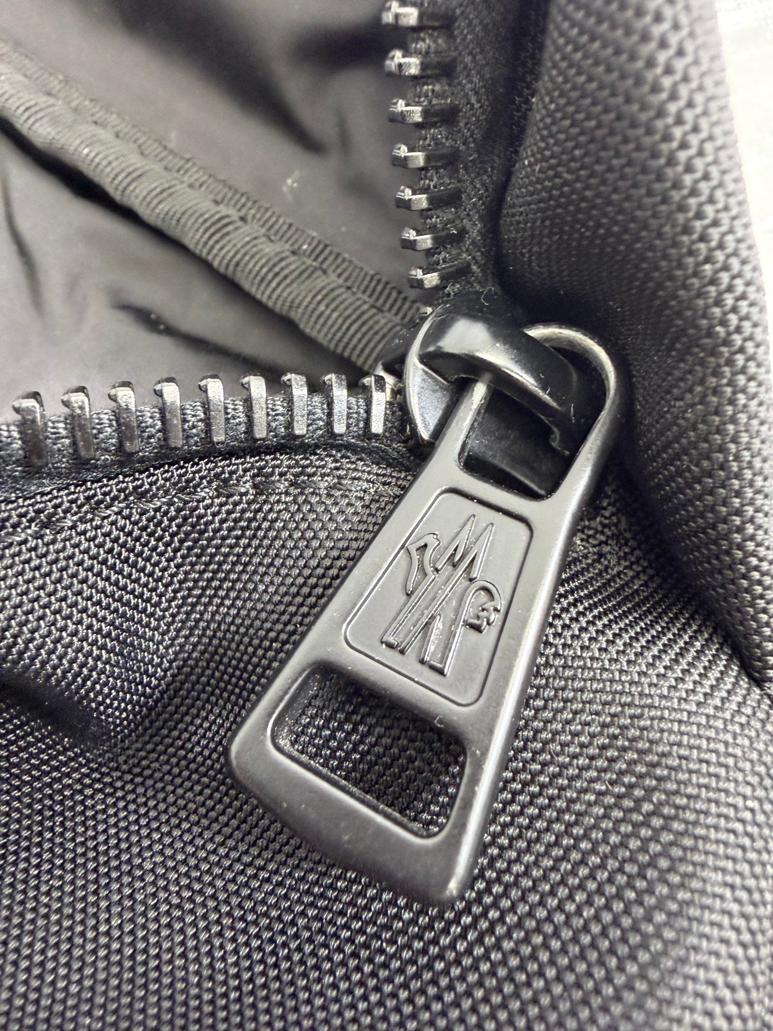 Moncler Durance Black Canvas Bum Bag