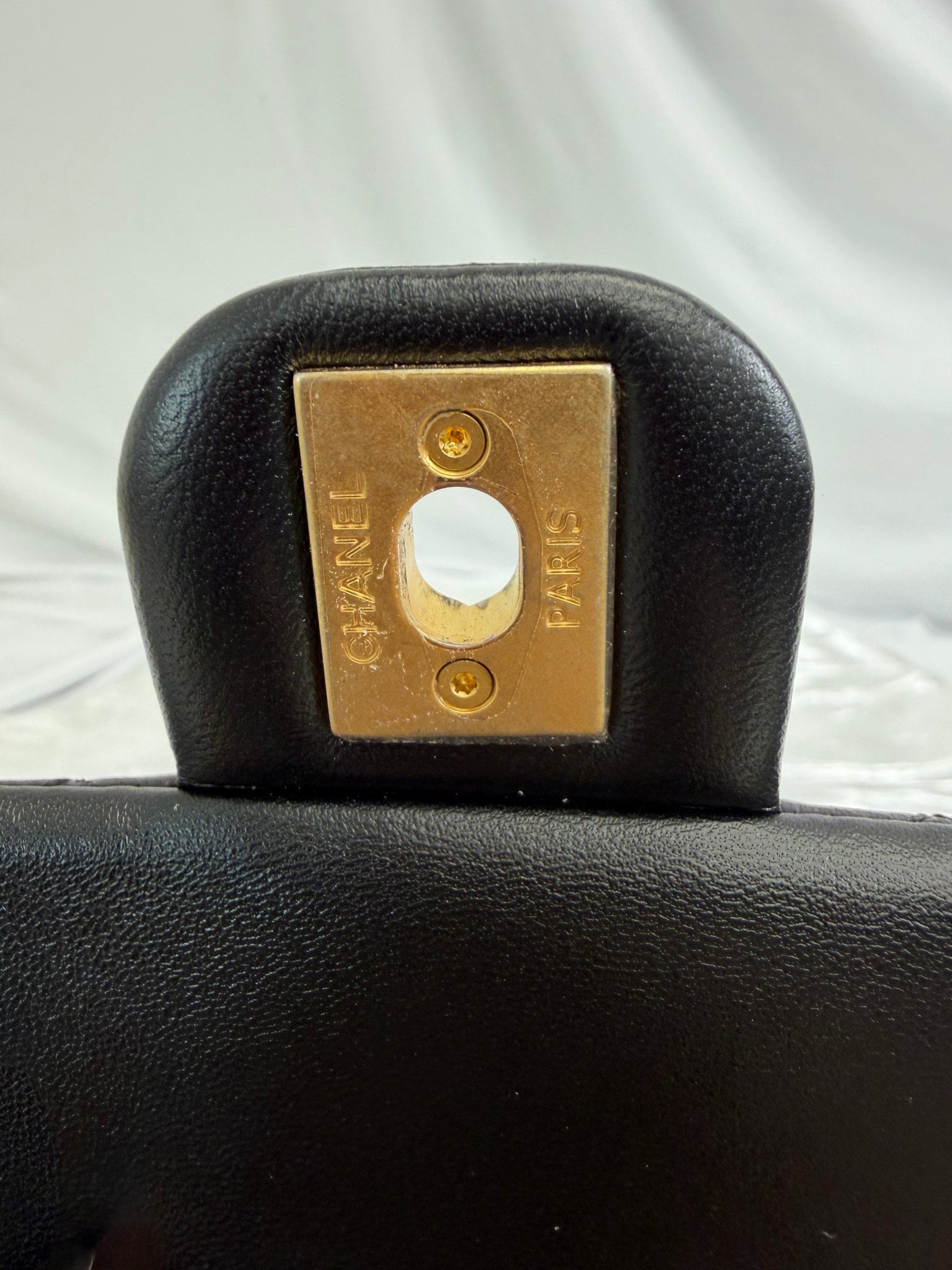 Chanel Black Lambskin Coco Hearts Square Mini Flap Crossbody