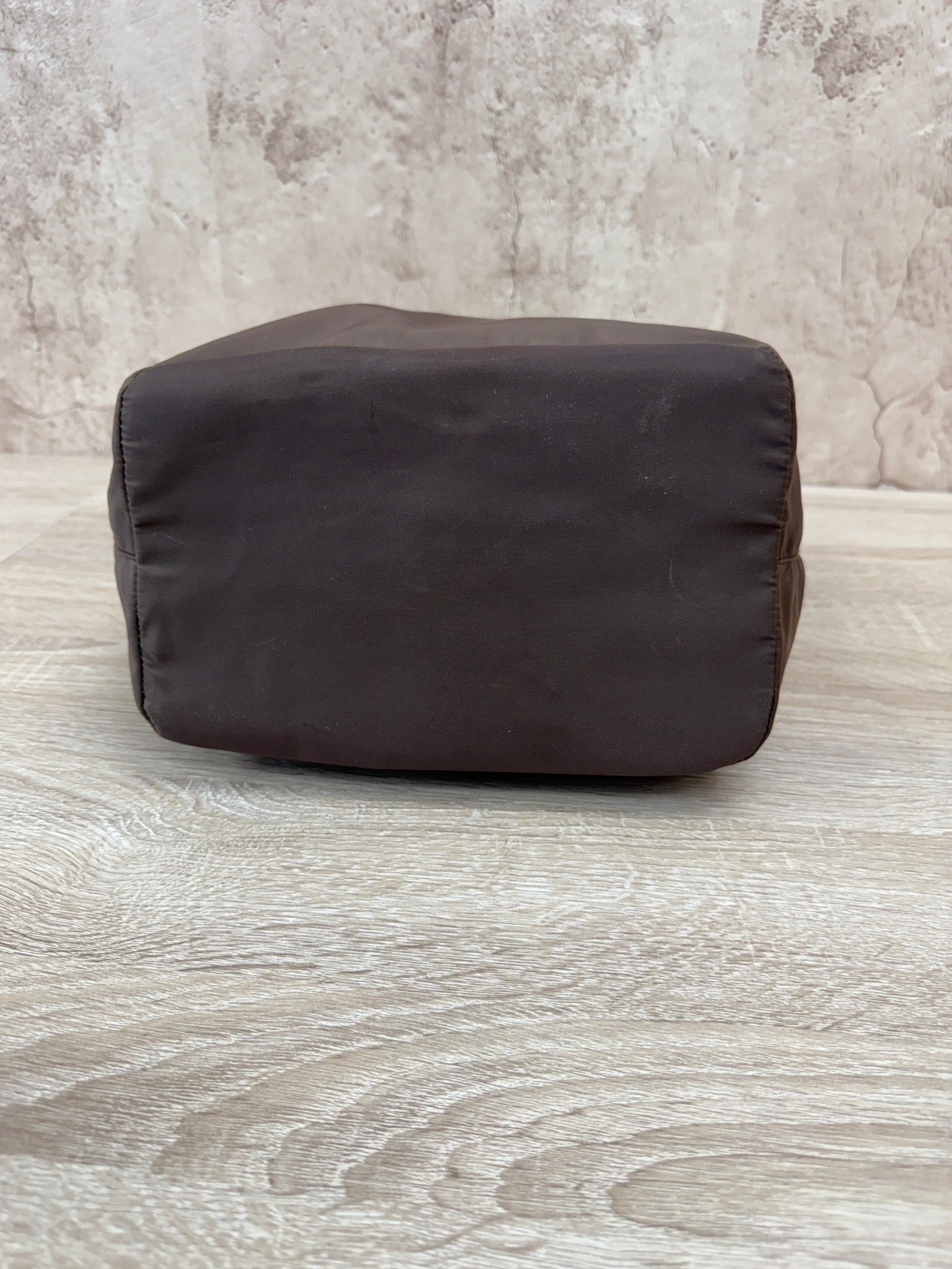 Prada Brown Nylon Handbag