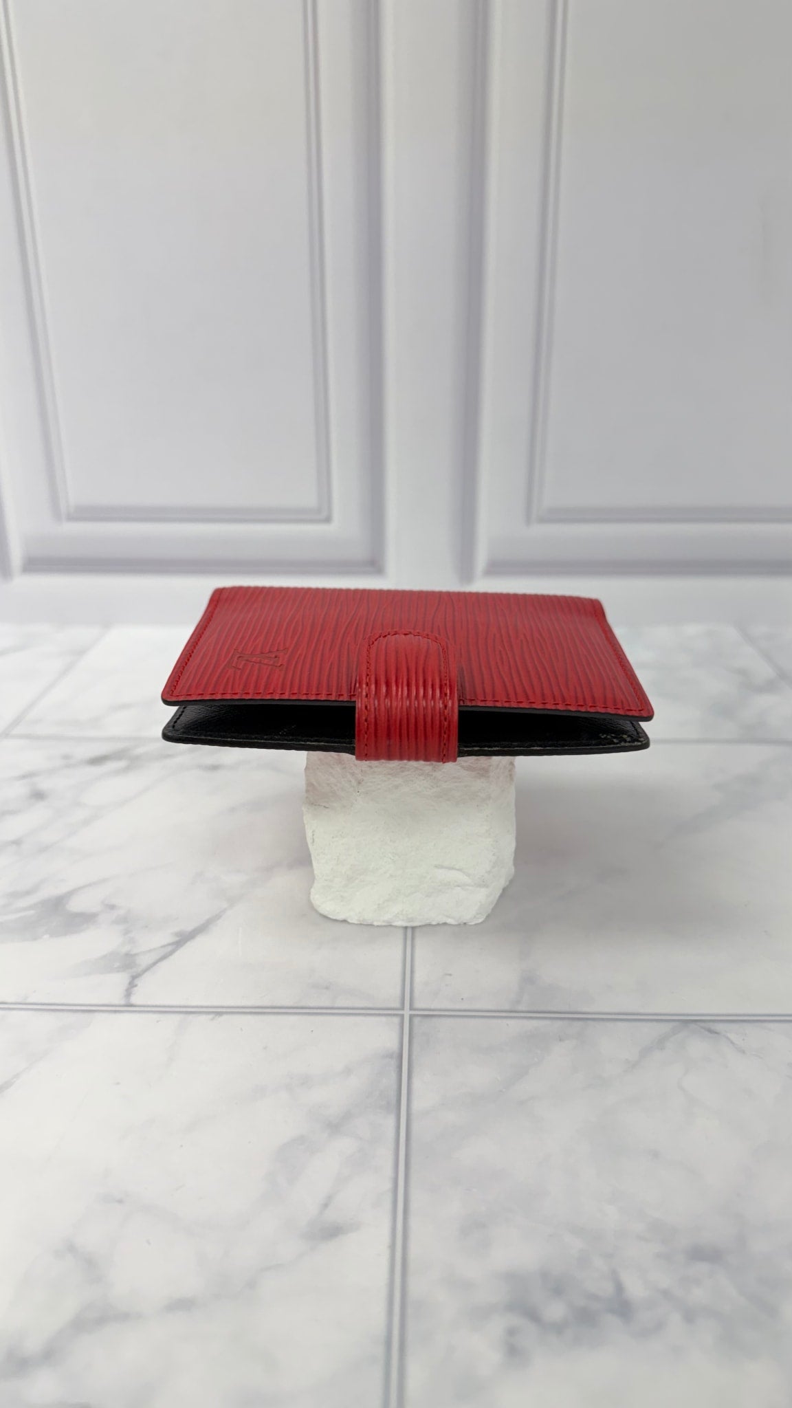Louis Vuitton Red Epi Leather Mini Agenda 