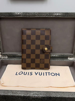 Louis Vuitton Damier Ebene Passport Agenda PM