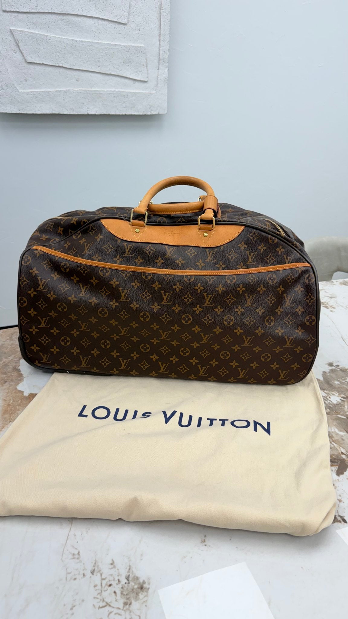 Louis Vuitton Monogram Eole Rolling Duffle Bag 