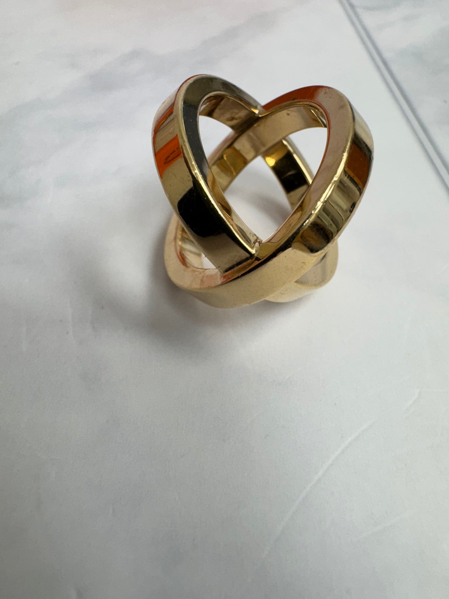 Hermes Gold Cosmos Scarf Ring 