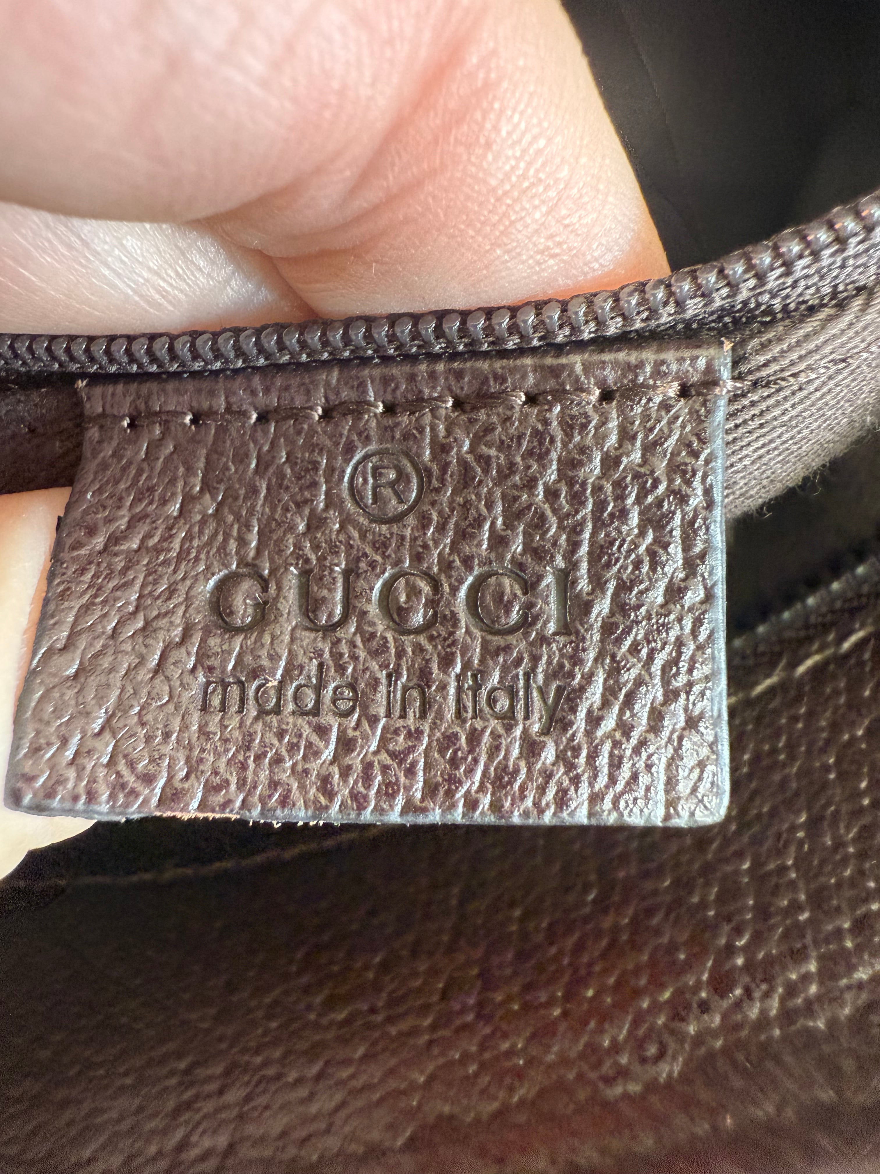 Gucci GG Brown Canvas Tote Bag