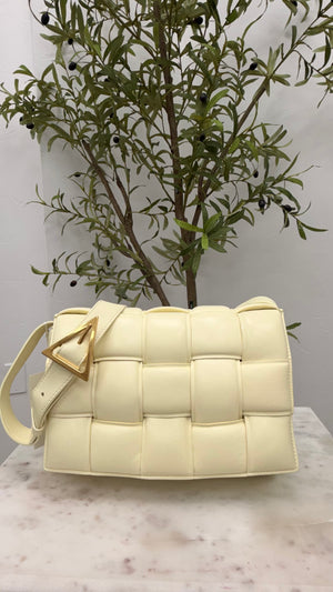 Bottega Veneta Washed Zest Medium Padded Cassette Bag
