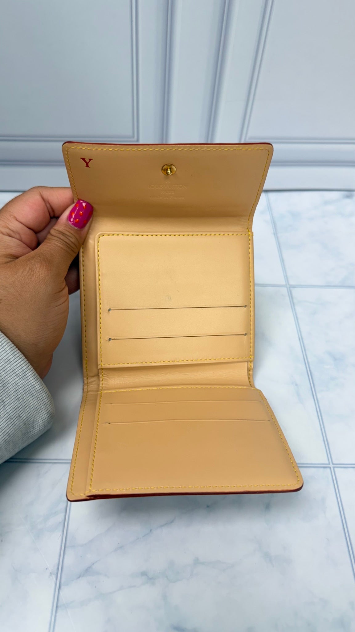 Louis Vuitton Black Multicolor Monogram Compact Wallet 